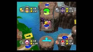 Bonus Automatic Mario Party 6 Daytime Castaway Bay 50 Turns