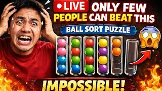 Only 1% Can Solve This  LIVE Ball Sort Puzzle