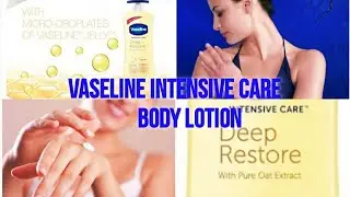 Vaseline Intensive Care Deep Restore Body Lotion Review | Normal To Dry Skin ✅✨💁#skincare