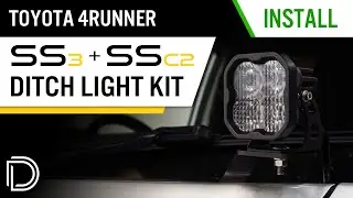 How to Install Ditch Light Bracket Kit for 2010-2024 5th Gen Toyota 4Runner | Diode Dynamics