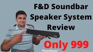 F&D E200 soundbar review ||best speaker under rs 1000