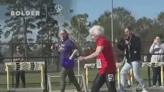 105-year-old woman runs 100-meter dash