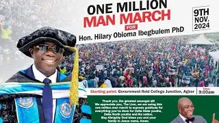 The Brain Behind One Million Man March 4 Hon. Hilary Obioma Ibegbulem PhD AKA Lion Heart of Africa