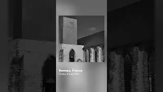 Monochrome Photography in Rennes, Brittany, France / Lumix S5
