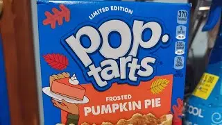 Mini Josh's Snack & Candy Reviews Limited Edition Poptarts Frosted Pumpkin Pie