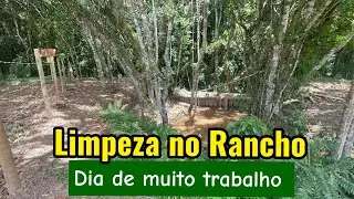 Iniciamos uma limpeza geral no Rancho, e o lago demos uma geral para os peixinhos