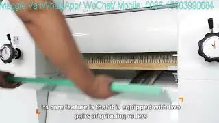 Double roller mill use in large flour mills