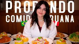 PROBANDO COMIDA PERUANA EN BRASIL - PELDIMO EN SEMIS ADIÓS BRASIL 🇧🇷🥺
