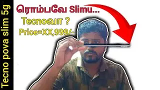 Tecno pova slim 5g review tamil | Tech Man | ரொம்பவே slim phone#tecnopovaslum5greviewtamil
