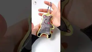 Dancing rat meme DIY squishy key chain🐀