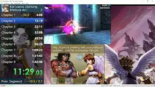 Kid Icarus Uprising - 1:30:36.25 Medusa Arc (Base Weapons/Powers)