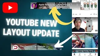 YouTube Tests Experimental Features - YouTube's New Layout Update