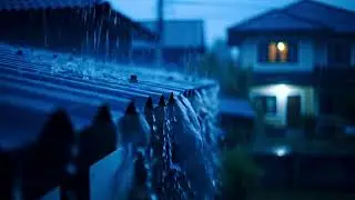 Midnight Rain Drifting Slowly ASMR: Cozy Night Sounds for Sleepless Nights 00114