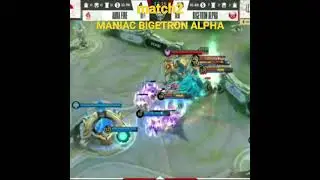 MANIAC Bigetron alpha vs aura fire #shorts #mobilelegends #aurafire #bigetronalpha