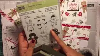 Handmade Christmas Cards using Candy Cane Christmas & Cookie-Cutter Christmas Stampin'Up