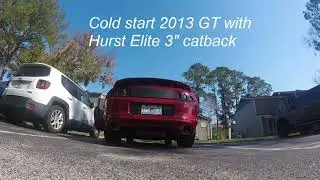 2013 Mustang GT with Hurst Elite series catback