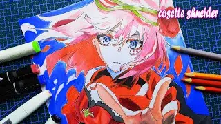 Drawing Anime | Drawing COSETTE fromTakt Op Destiny step by step