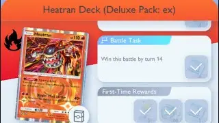 Pok&eacute;mon TCG Pocket - Heatran Deck (Deluxe Pack: ex) | Early Win Mission