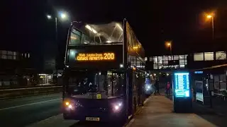 Onboard Metrobus Bus 1255 - ADL Enviro400 - Route 200 - (LK08 FKX)
