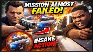 GTA 5 Mission Almost Failed 😱 | 1 Galti Aur Game Over | Hindi Gameplay