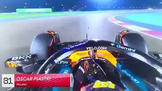 [F1] Onboard Oscar Piastri McLaren (Q3) QATAR GP🇶🇦 2025