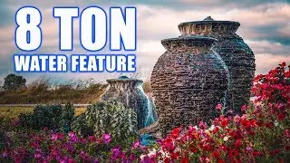8-TON BUBBLING ROCK FOUNTAIN: Greg Wittstock, The Pond Guy
