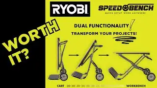 Ryobi Speed Mobile Workstation #fathersday #homedepot #diy #work #construction #tools #home #happy