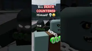 blud trolled himself with death counter @AndyRBX0  💀😂 The Strongest Battlegrounds ROBLOX #shorts