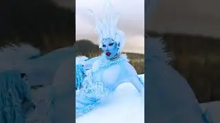 Drag queen caught in the snow - Kendall Gender for Canada's Drag Race vs. the world #rpdr #dragrace