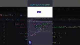 🔄 How to Create a Loading Button in HTML, CSS & JavaScript 