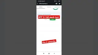 RPF SI full mock test analysis #crackexams #currentaffairs #mocktest#sscgd #rpfsivacancy #sscgdresut
