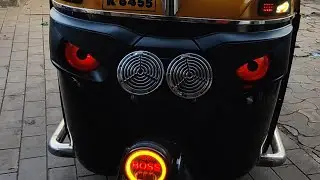 Re bajaj compact head light modified indicator