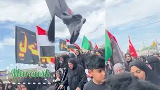 #مسيرة الاربعين #الامام_الحسين ولاية #مشكن#امريكا