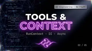 Pydantic AI No Fluff #2 — Tools, Context & Dependency Injection