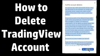 how to delete tradingview account permanently