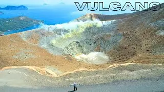 VULCANO | HIKING UP TO INCREDIBLE VOLCANIC CRATER | AEOLIAN ISLANDS