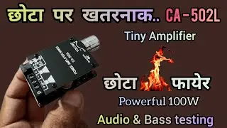 The Mighty Mini: Testing Tiny CA 502L Amplifier