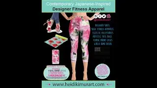 Your must have Seattle lavender print Capri yoga pants pants for hot yoga this summer 2019