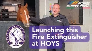 We are launching this Fire Extinguisher at the Horse of the Year Show (HOYS)!!!
