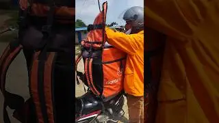 हार्ड वोर्क of delevery boy ||  I salute you #delevery #daraz_dress_review
