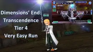 DFFOO Dimensions End Transcendence Tier 4 | Crucible 1, 2 and Reckoning | Very Easy Run