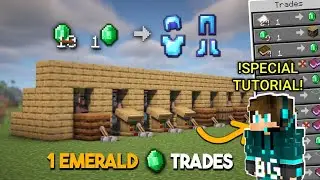 I Built An Easy Villager Trading Hall Farm In Minecraft!