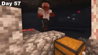 Day 57 of Surviving 100 Days in Horror Minecraft