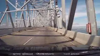 Crossing the Francis Scott Key Bridge in Baltimore 2023-05-20