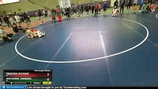 87 Lbs 7th Place Match - Nathanial Sanders, IN Vs Traevon Ducking, IN 9cde