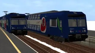 [Trainz Android] Arrivé et Départ De Z20500 + Z5600 Transilien à Cesson