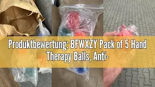 Produktbewertung: BFWXZY Pack of 5 Hand Therapy Balls, Anti-Stress Balls, Exercise Ball, Egg Shaped