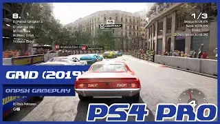 GRID (2019) - OnPSX Gameplay - PS4 Pro Barcelona without and with Hot Lap | PS4