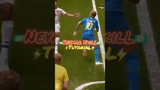 Neymar Rainbow Flick Tutorial 🇧🇷⚽️ #football #neymar #brasil #footballskills #soccer #cr7 #soccer
