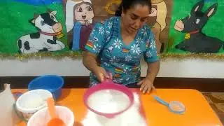 Actividad Sensorial - Cernir harina